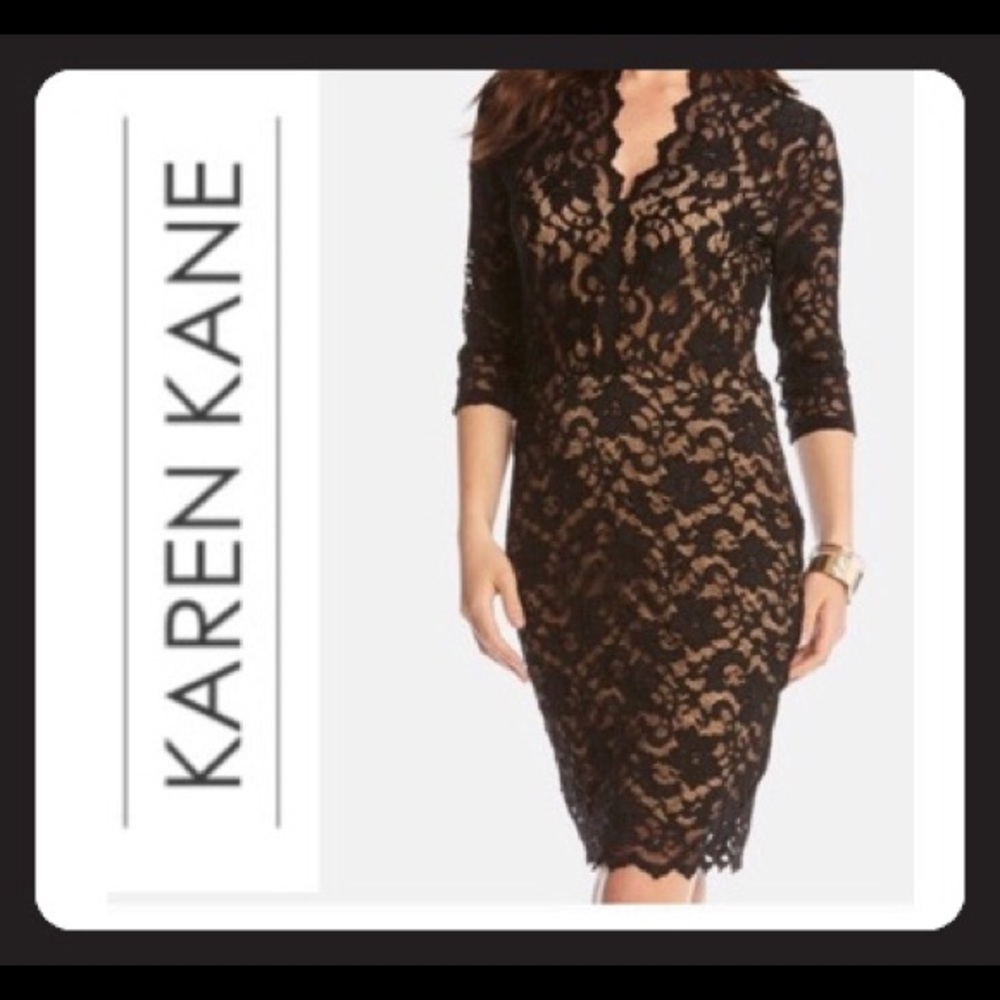 💕REDUCED💕Karen Kane Navy Cocktail Dress